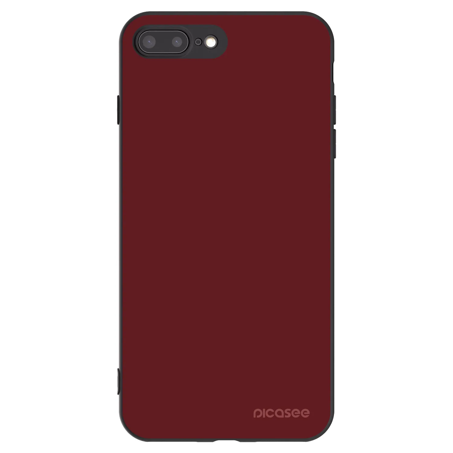 Picasee silikonski črni ovitek za Apple iPhone 8 Plus - Red Bliss