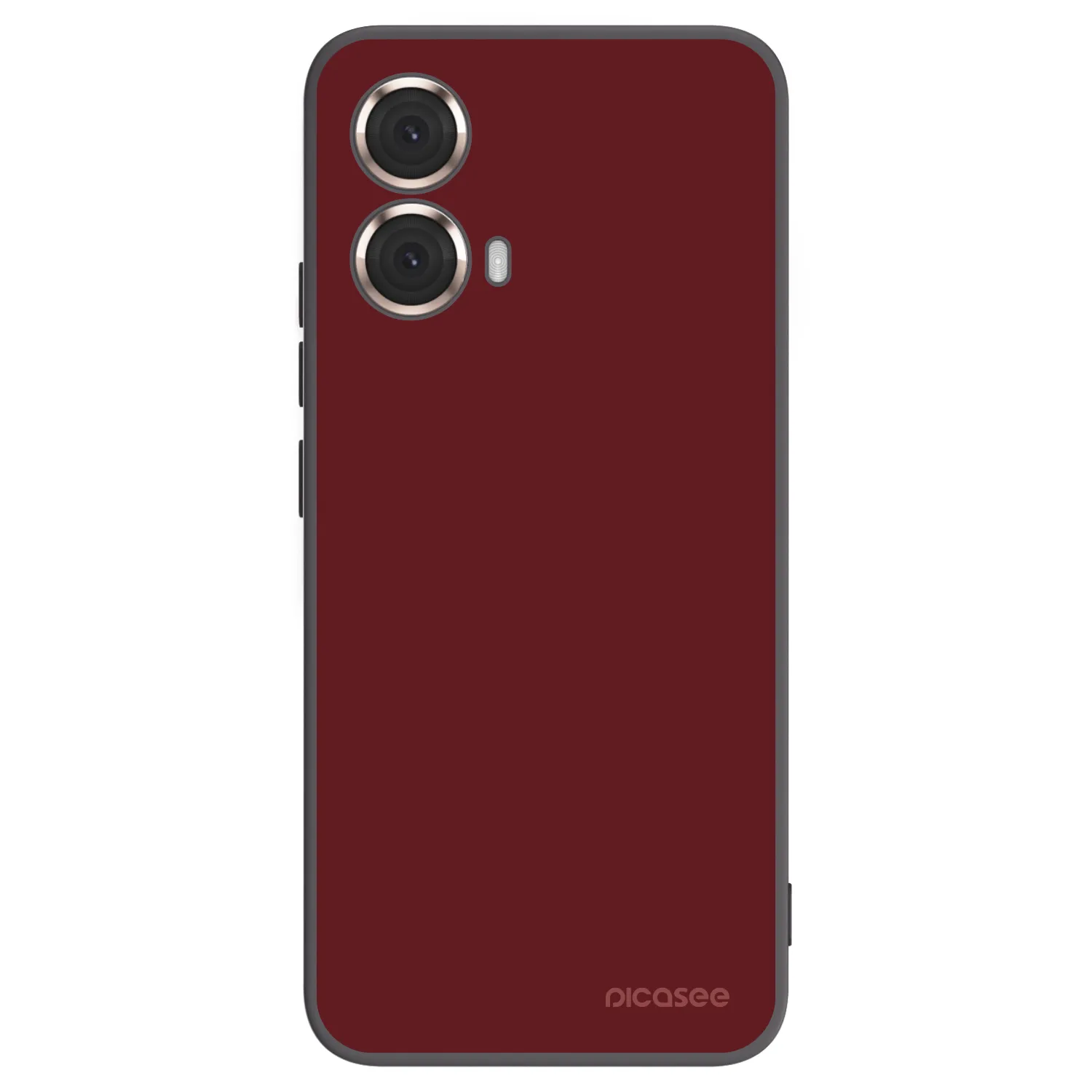 Picasee silikonski črni ovitek za Motorola Moto G85 - Red Bliss