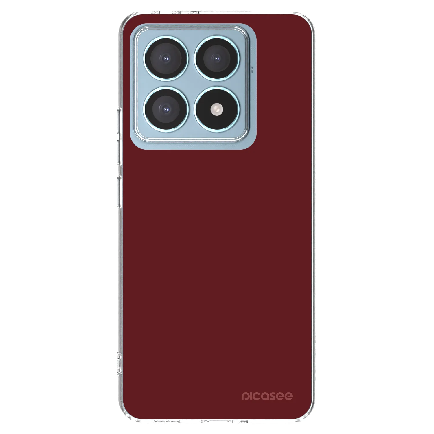 Picasee silikonski prozorni ovitek za Xiaomi 14T Pro - Red Bliss