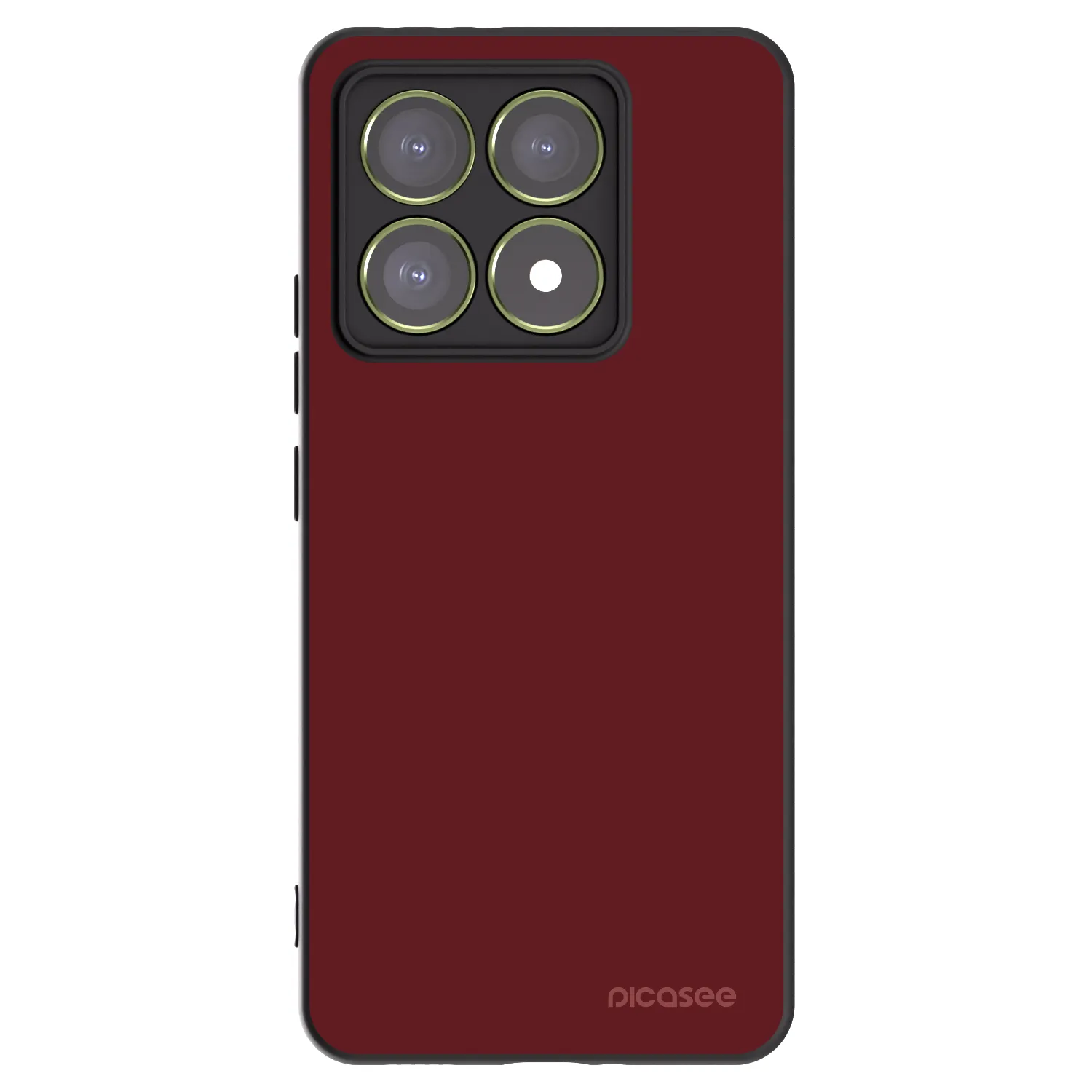 Picasee silikonski črni ovitek za Xiaomi 14T - Red Bliss