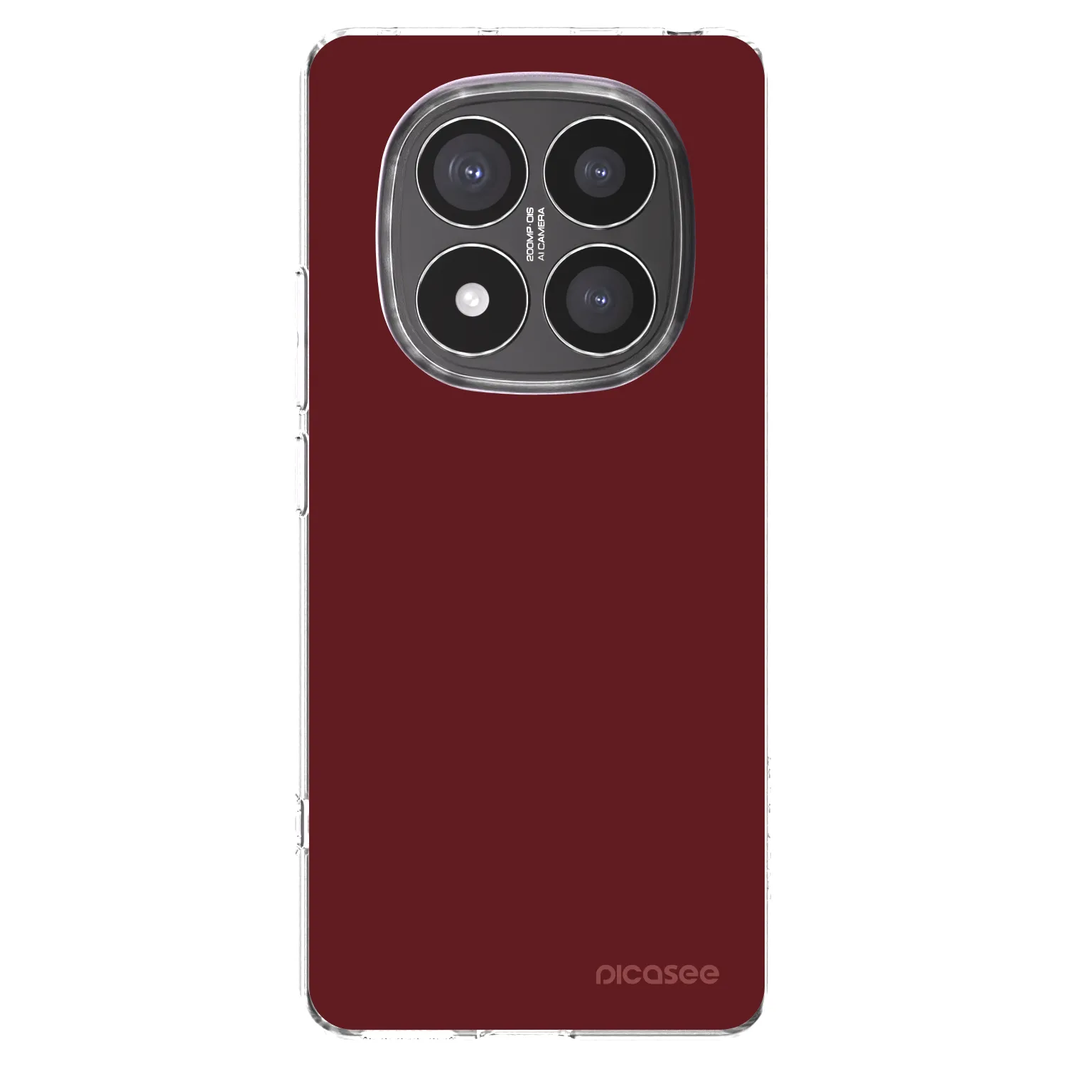 Picasee silikonski prozorni ovitek za Xiaomi Redmi Note 14 Pro+ 5G - Red Bliss
