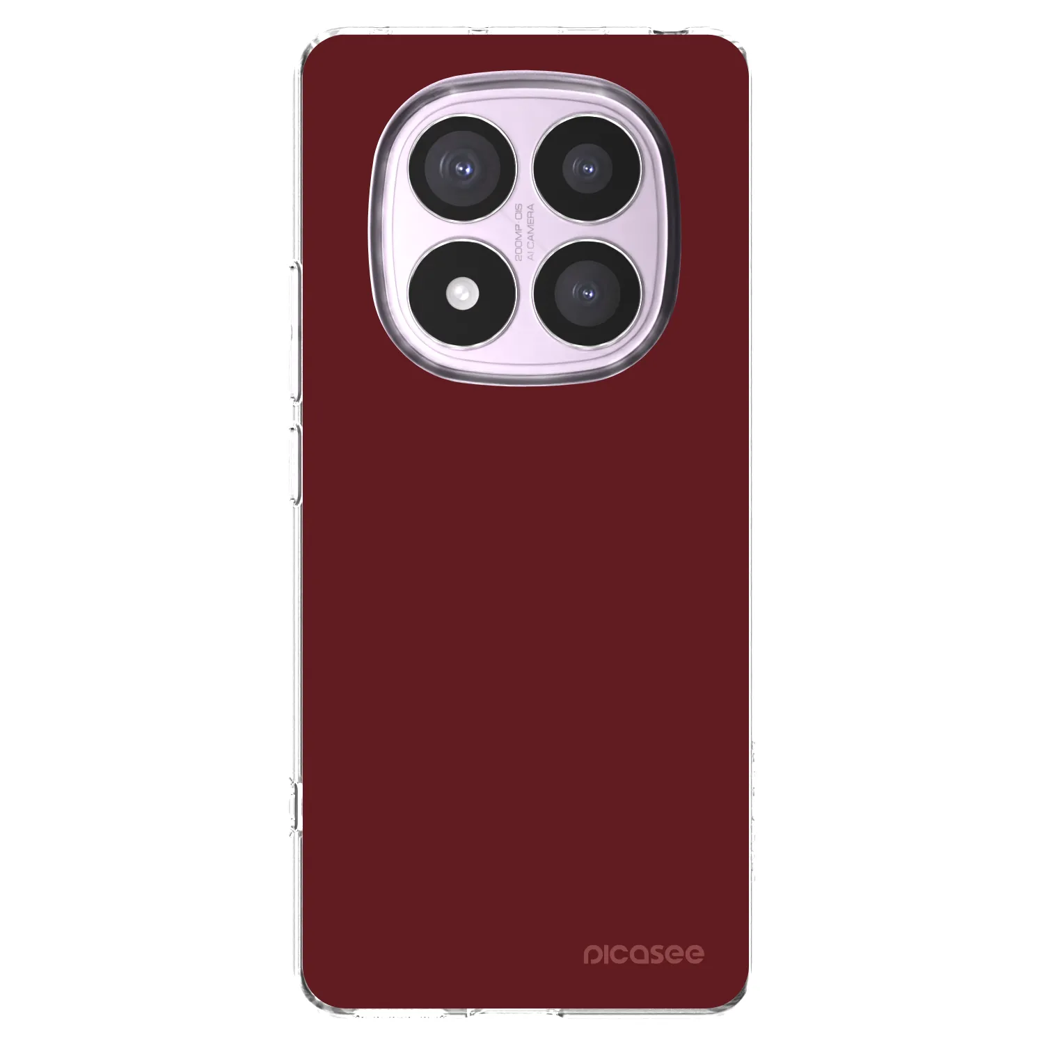 Picasee silikonski prozorni ovitek za Xiaomi Redmi Note 14 Pro 5G - Red Bliss