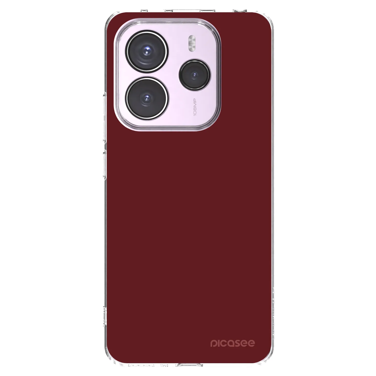 Picasee silikonski prozorni ovitek za Xiaomi Redmi Note 14 5G - Red Bliss