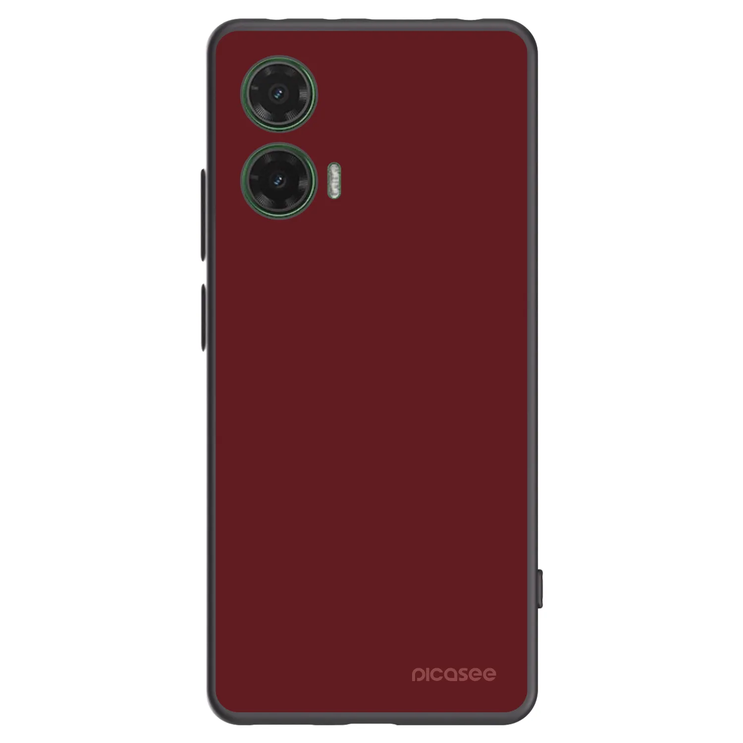 Picasee silikonski črni ovitek za Motorola Moto G35 5G - Red Bliss