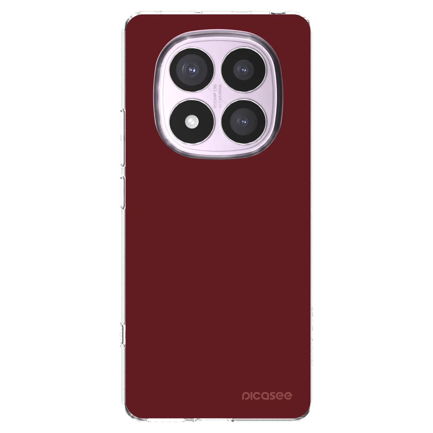 Picasee silikonski prozorni ovitek za Xiaomi Redmi Note 14 Pro 4G - Red Bliss