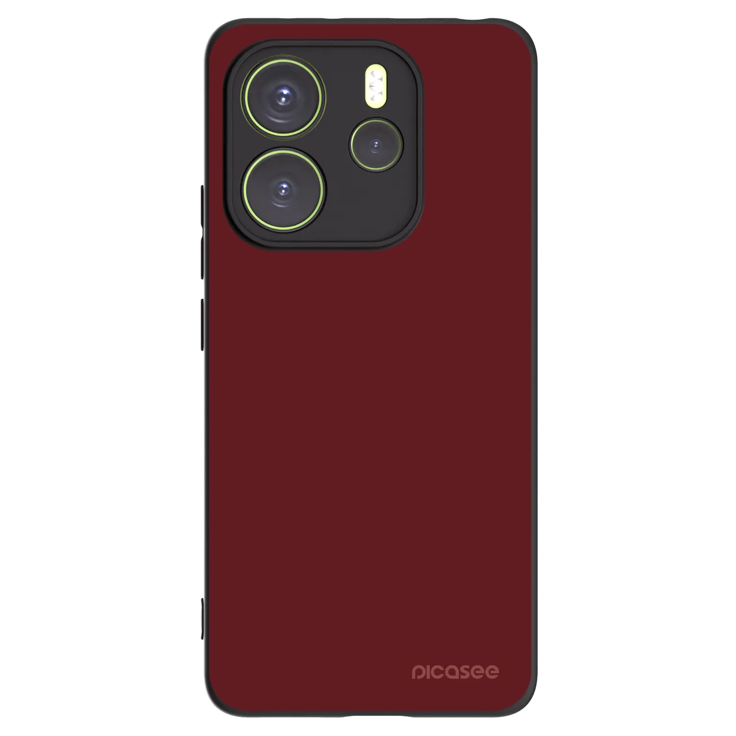 Picasee silikonski črni ovitek za Xiaomi Redmi Note 14 4G - Red Bliss