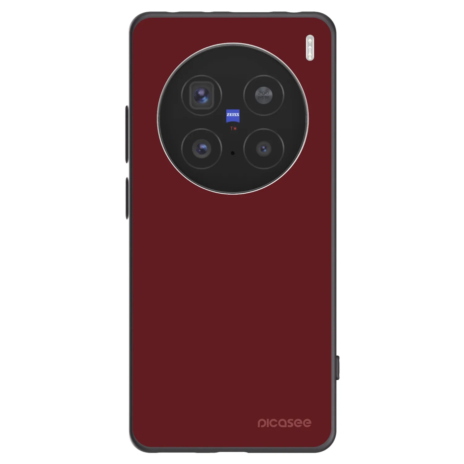 Picasee silikonski črni ovitek za Vivo X200 Pro - Red Bliss