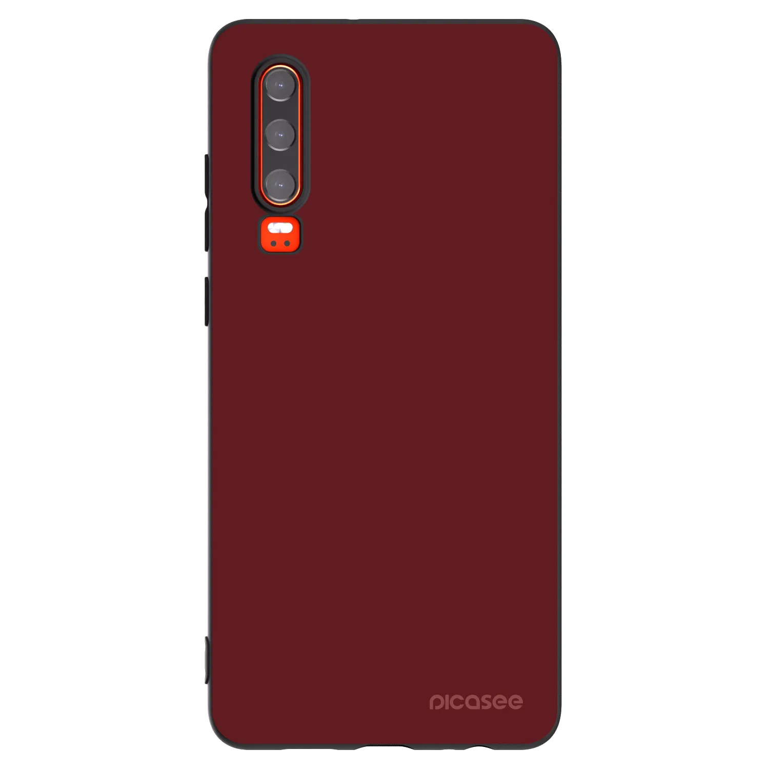Picasee silikonski črni ovitek za Huawei P30 - Red Bliss