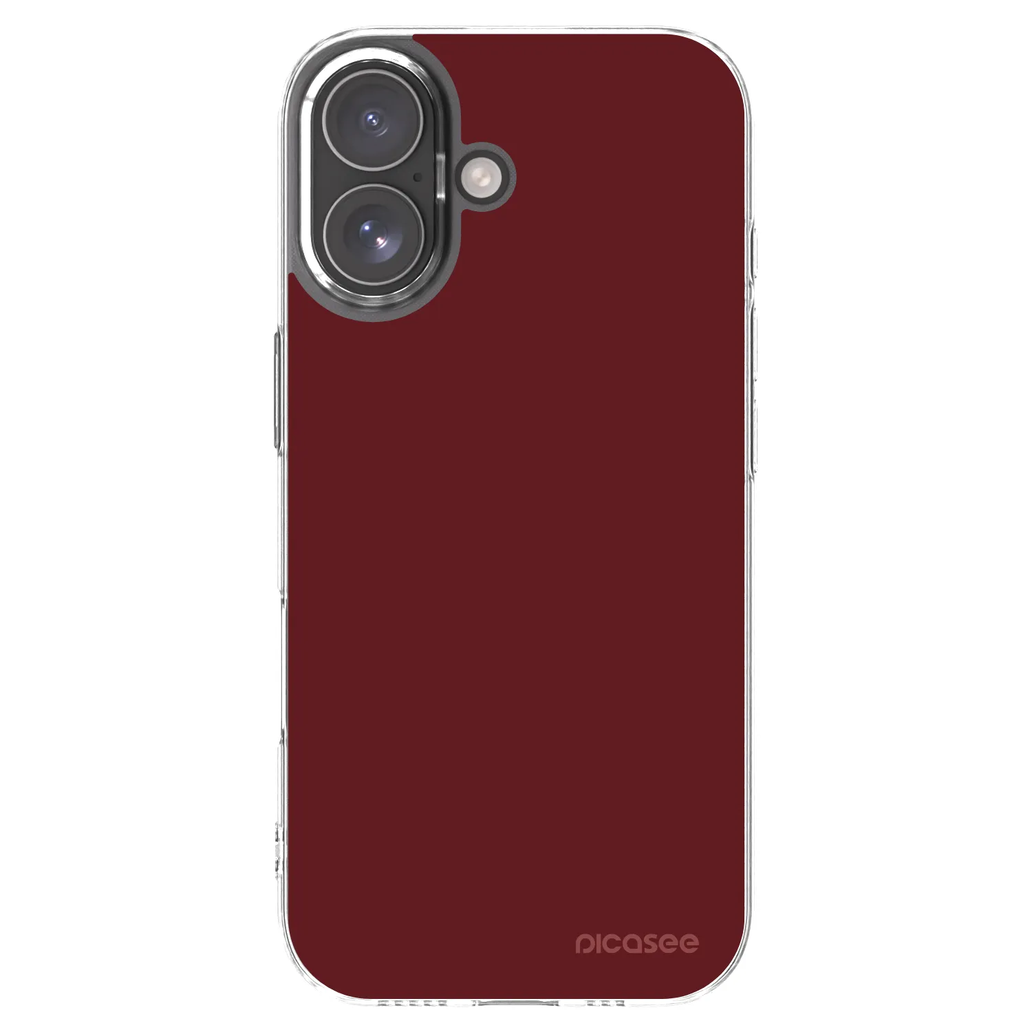 Picasee silikonski prozorni ovitek za Apple iPhone 17 - Red Bliss