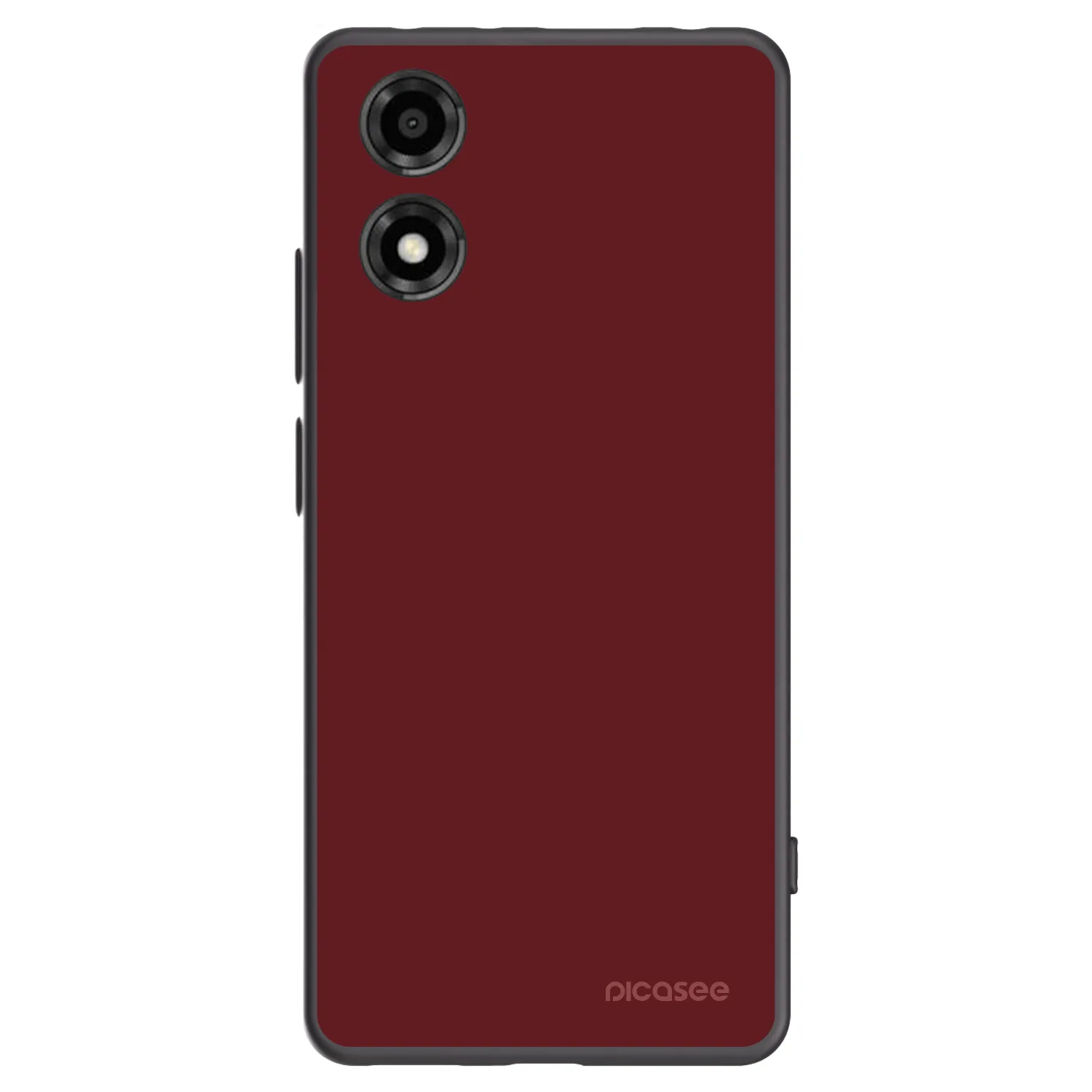 Picasee silikonski črni ovitek za Motorola Moto E14 - Red Bliss