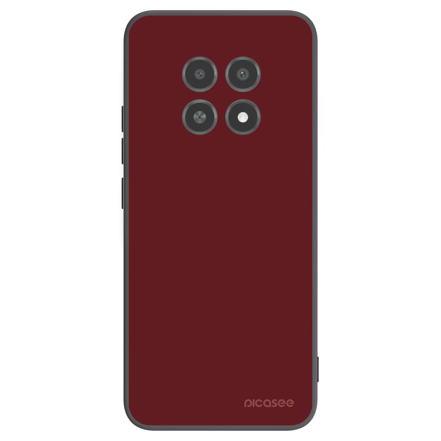 Picasee silikonski črni ovitek za Realme 12X - Red Bliss
