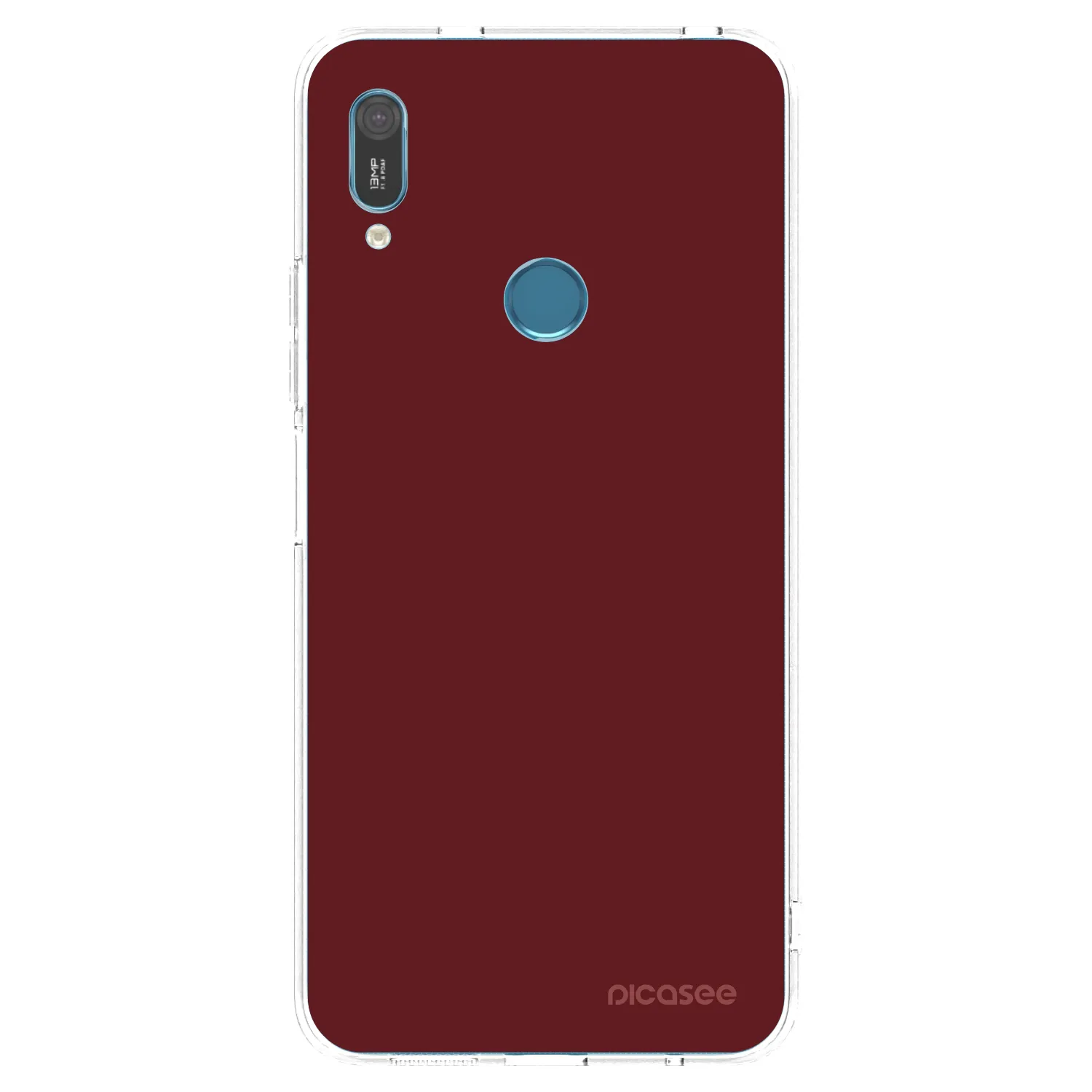 Picasee silikonski prozorni ovitek za Huawei Y6 2019 - Red Bliss