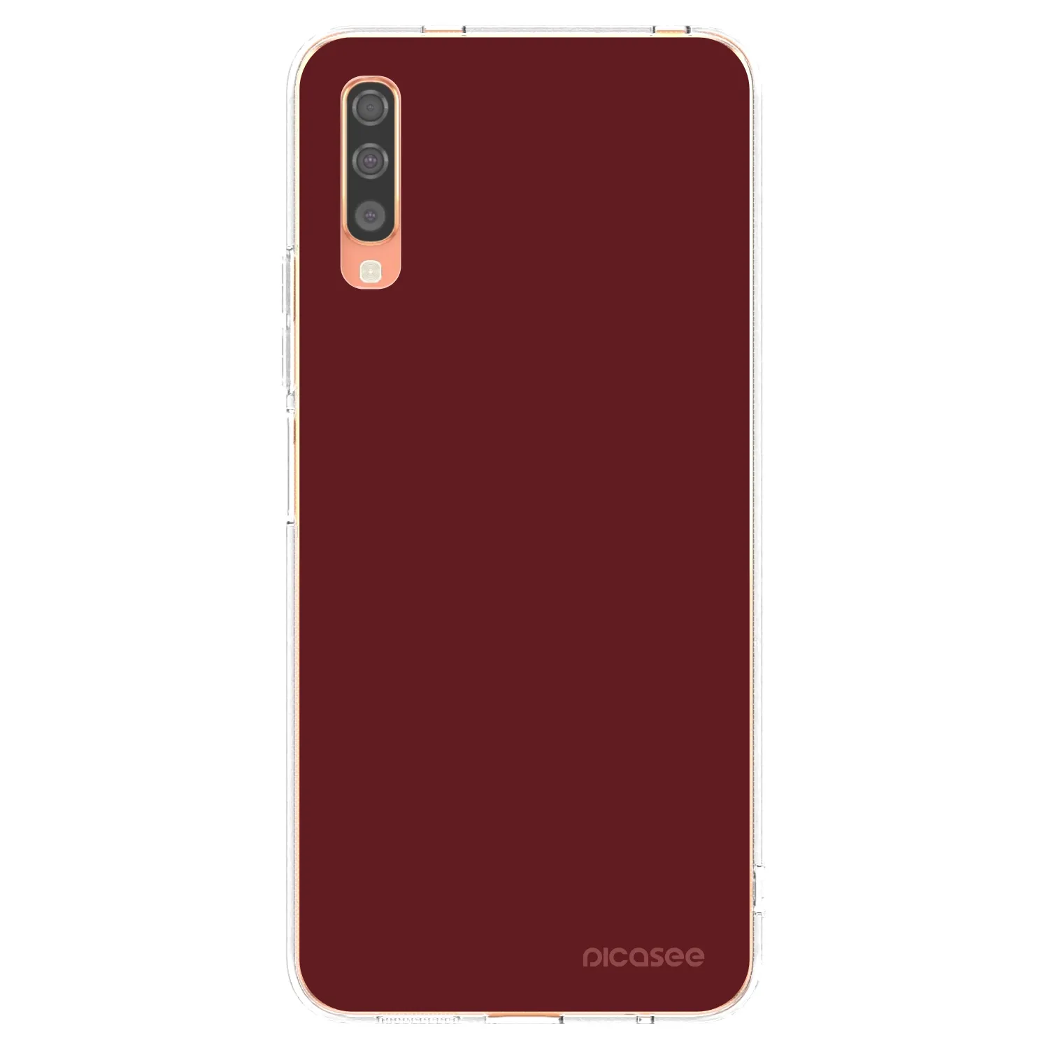Picasee silikonski prozorni ovitek za Samsung Galaxy A70 A705F - Red Bliss