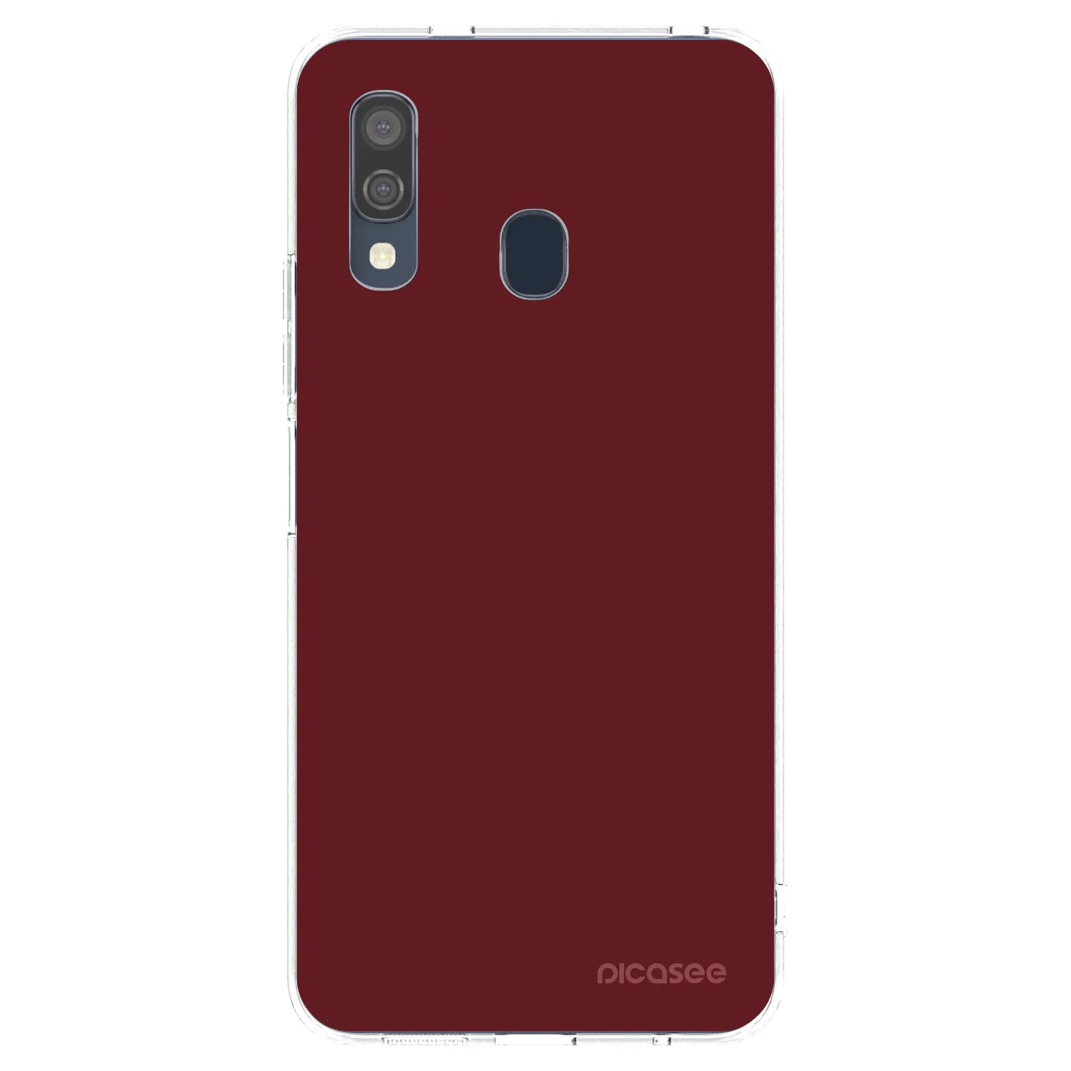 Picasee silikonski prozorni ovitek za Samsung Galaxy A40 A405F - Red Bliss