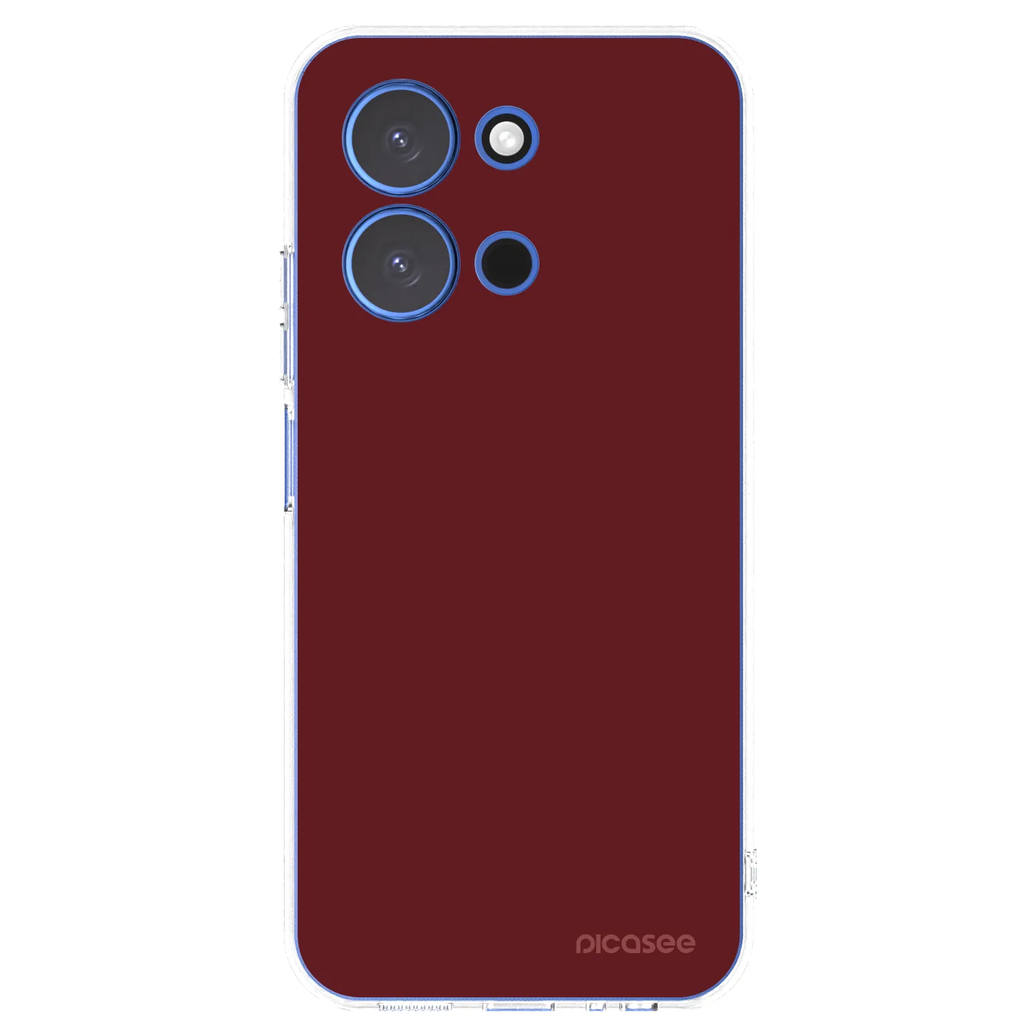 Picasee silikonski prozorni ovitek za Xiaomi Redmi 15C 4G - Red Bliss