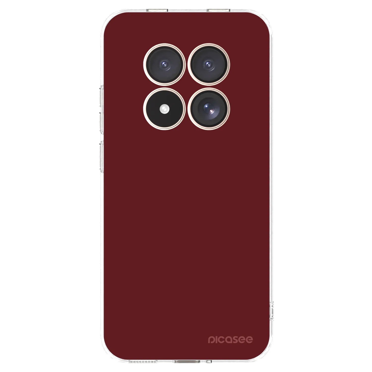 Picasee silikonski prozorni ovitek za Xiaomi Redmi Note 15 Pro 4G - Red Bliss