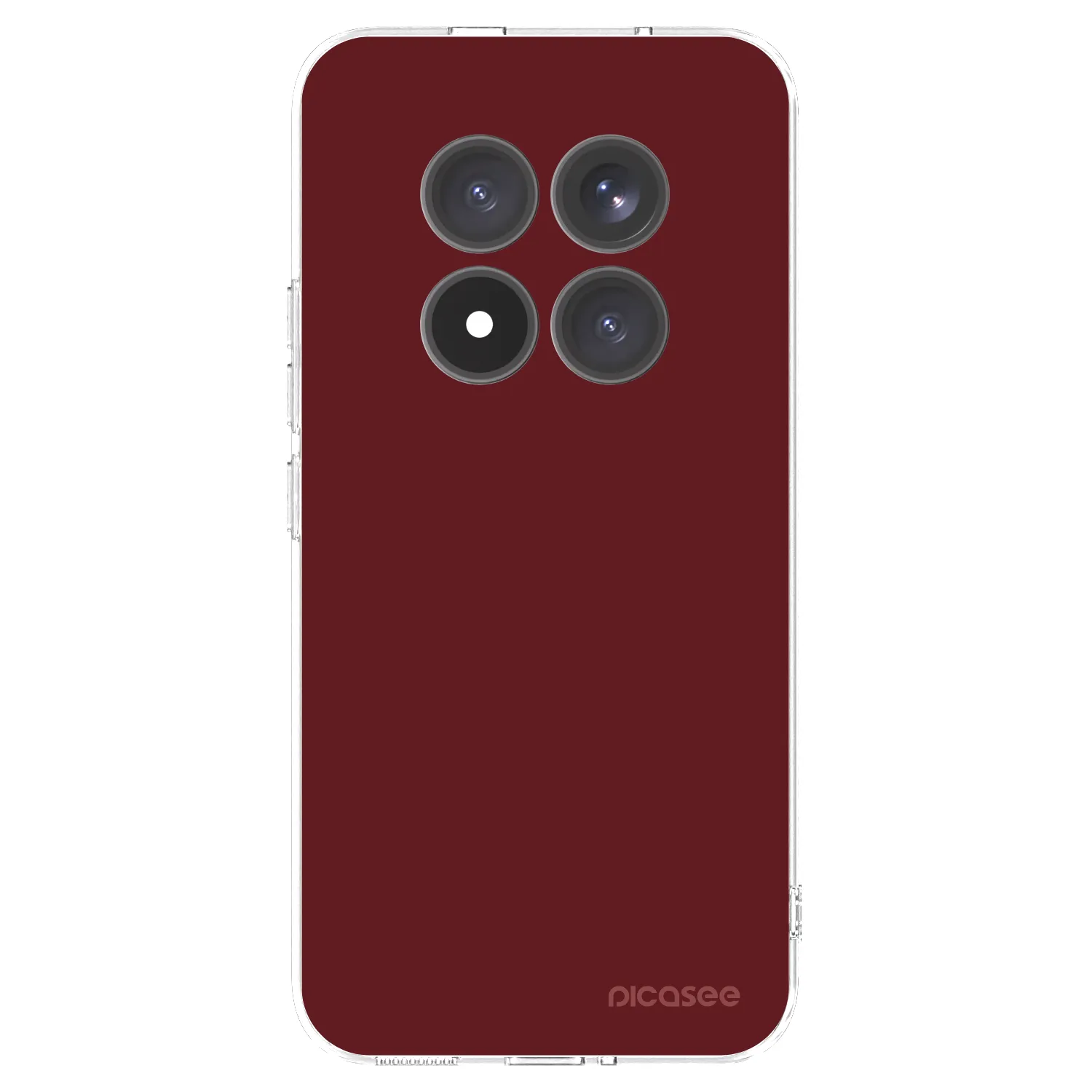 Picasee silikonski prozorni ovitek za Xiaomi Redmi Note 15 Pro+ - Red Bliss