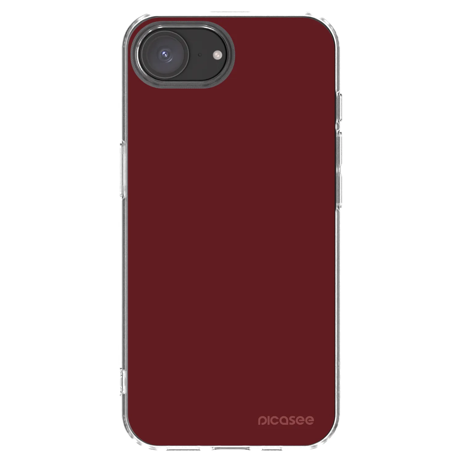 Picasee silikonski prozorni ovitek za Apple iPhone 17e - Red Bliss