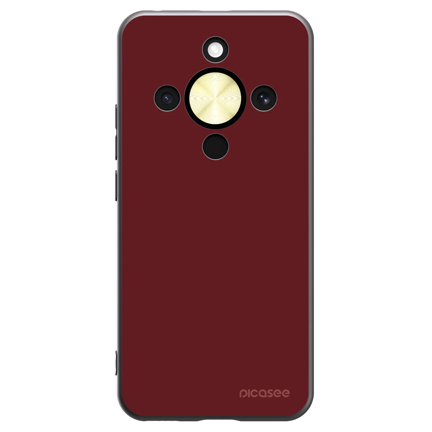Picasee silikonski črni ovitek za Honor Magic8 Lite 5G - Red Bliss