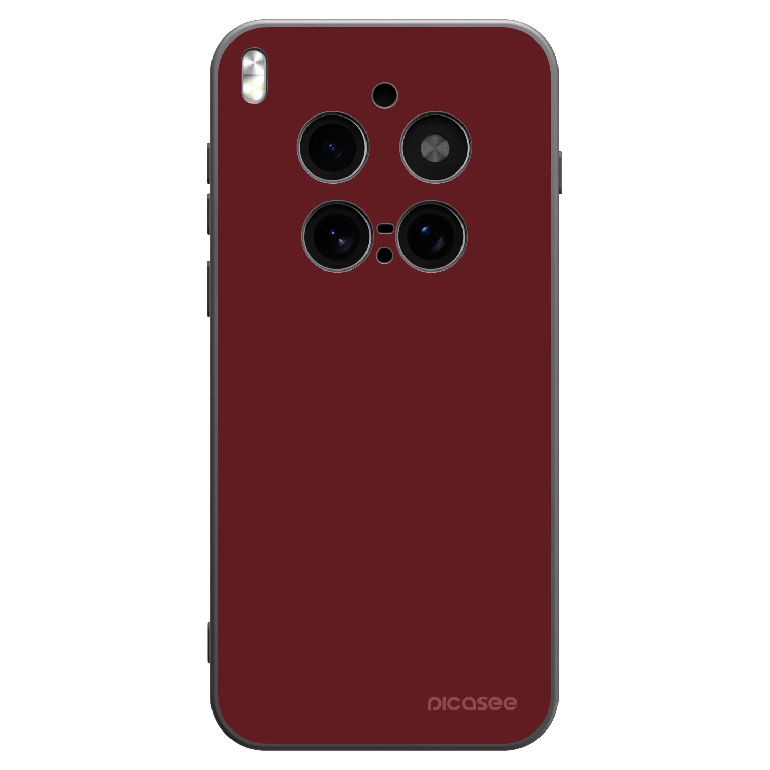 Picasee silikonski črni ovitek za Vivo X300 Pro - Red Bliss