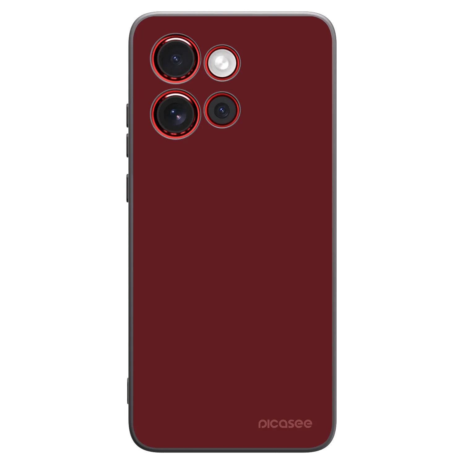 Picasee silikonski črni ovitek za Motorola Edge 60 Neo 5G - Red Bliss