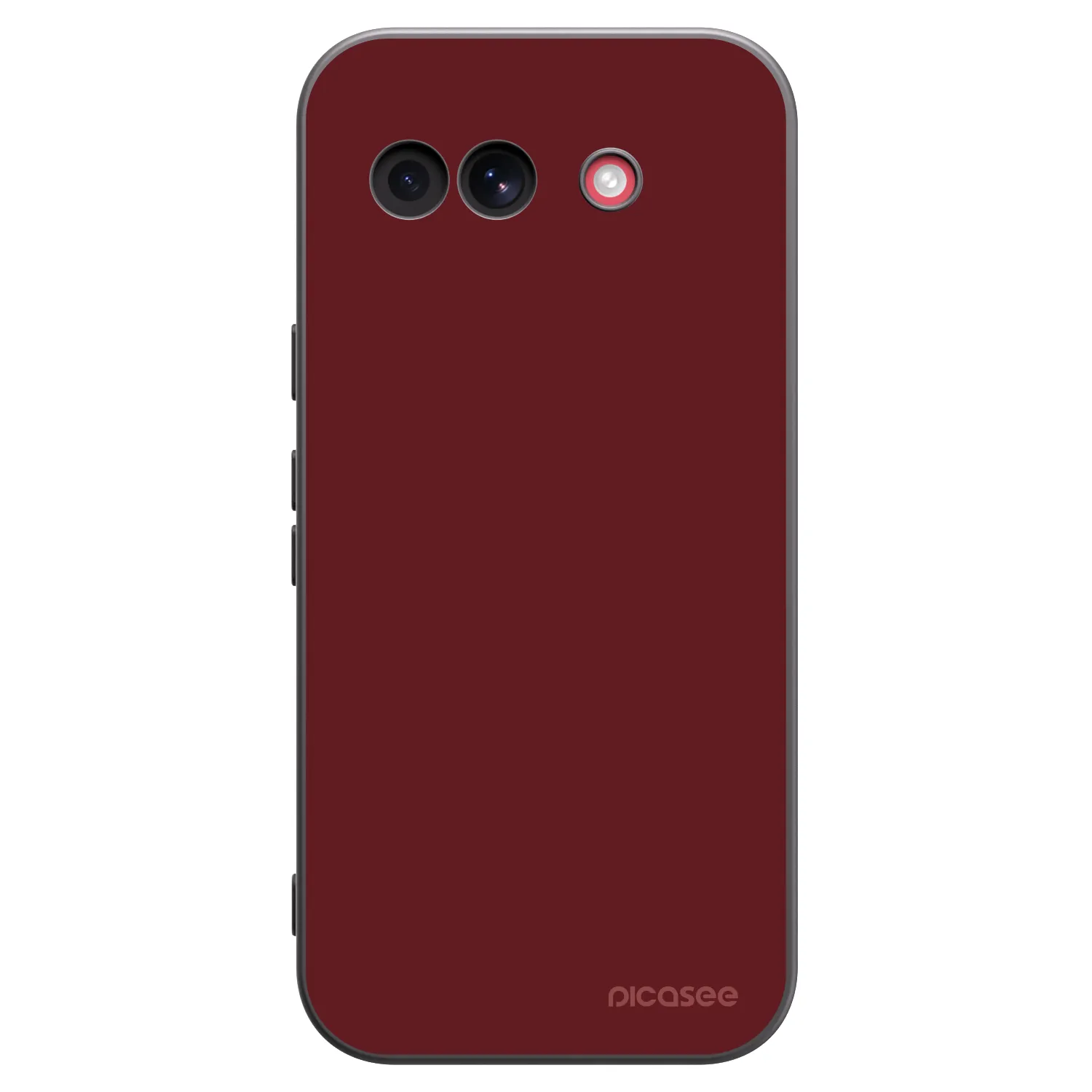Picasee silikonski črni ovitek za Google Pixel 10a - Red Bliss