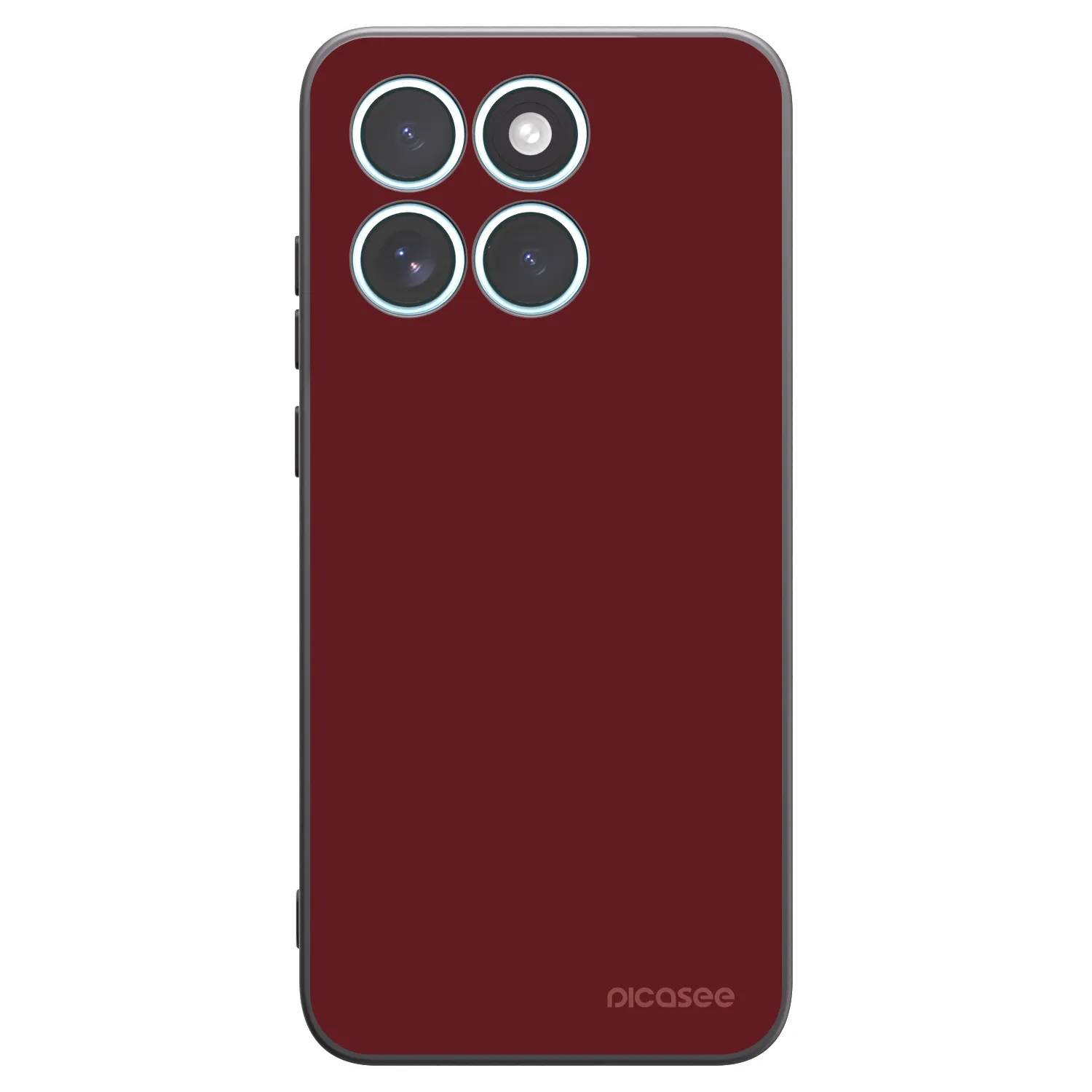 Picasee silikonski črni ovitek za Motorola Edge 70 Fusion - Red Bliss