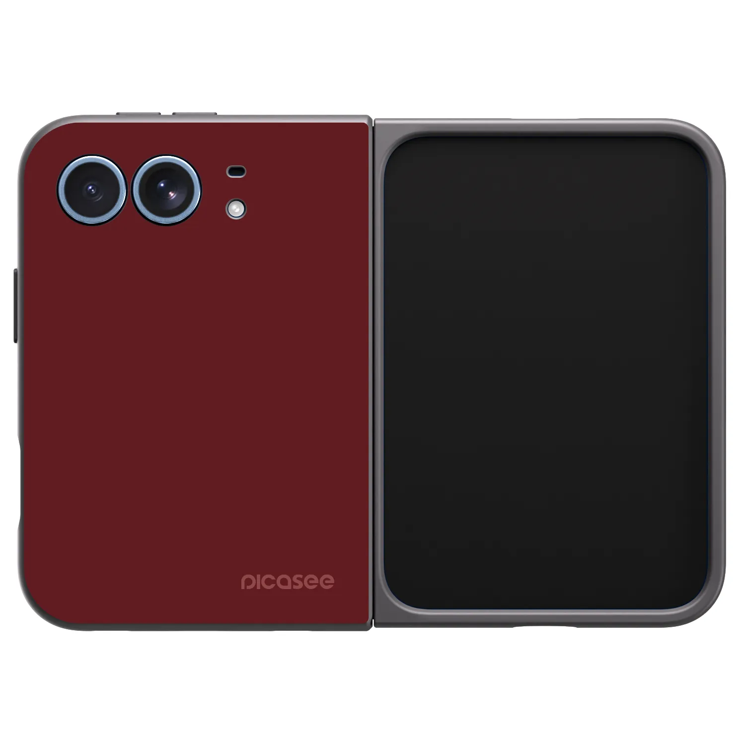 Picasee silikonski črni ovitek za Apple iPhone Duo - Red Bliss
