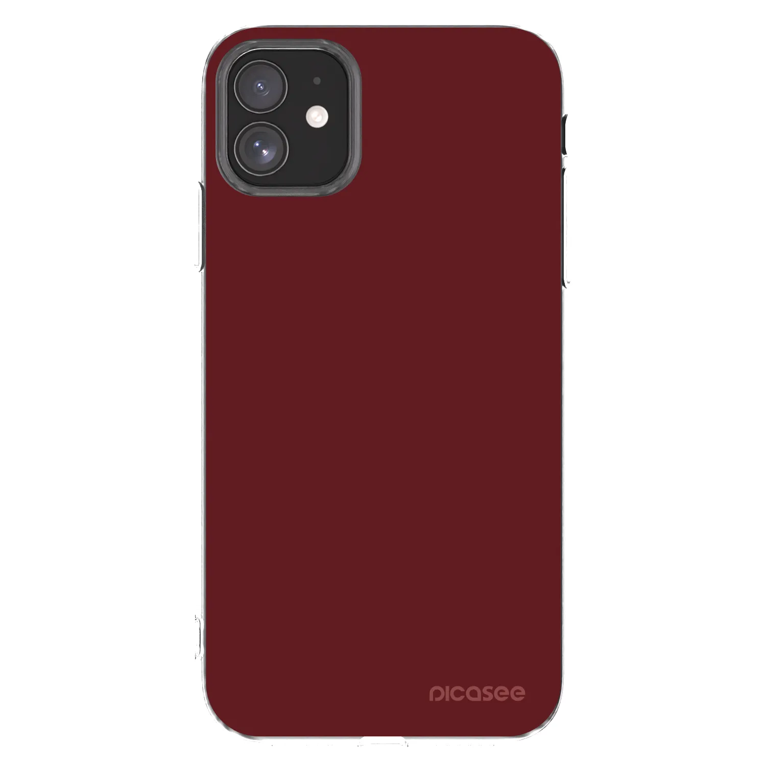 Picasee silikonski prozorni ovitek za Apple iPhone 11 - Red Bliss