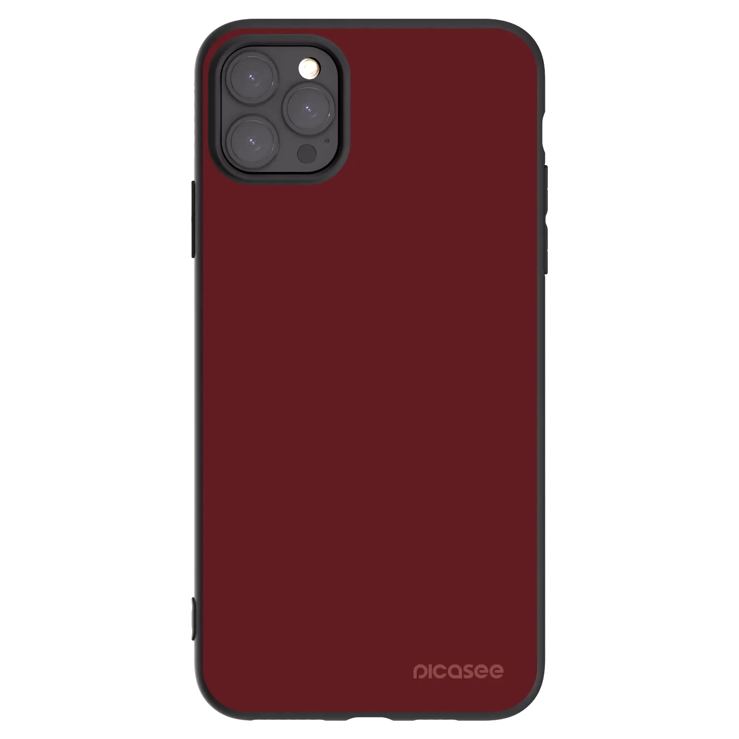 Picasee silikonski črni ovitek za Apple iPhone 11 Pro Max - Red Bliss