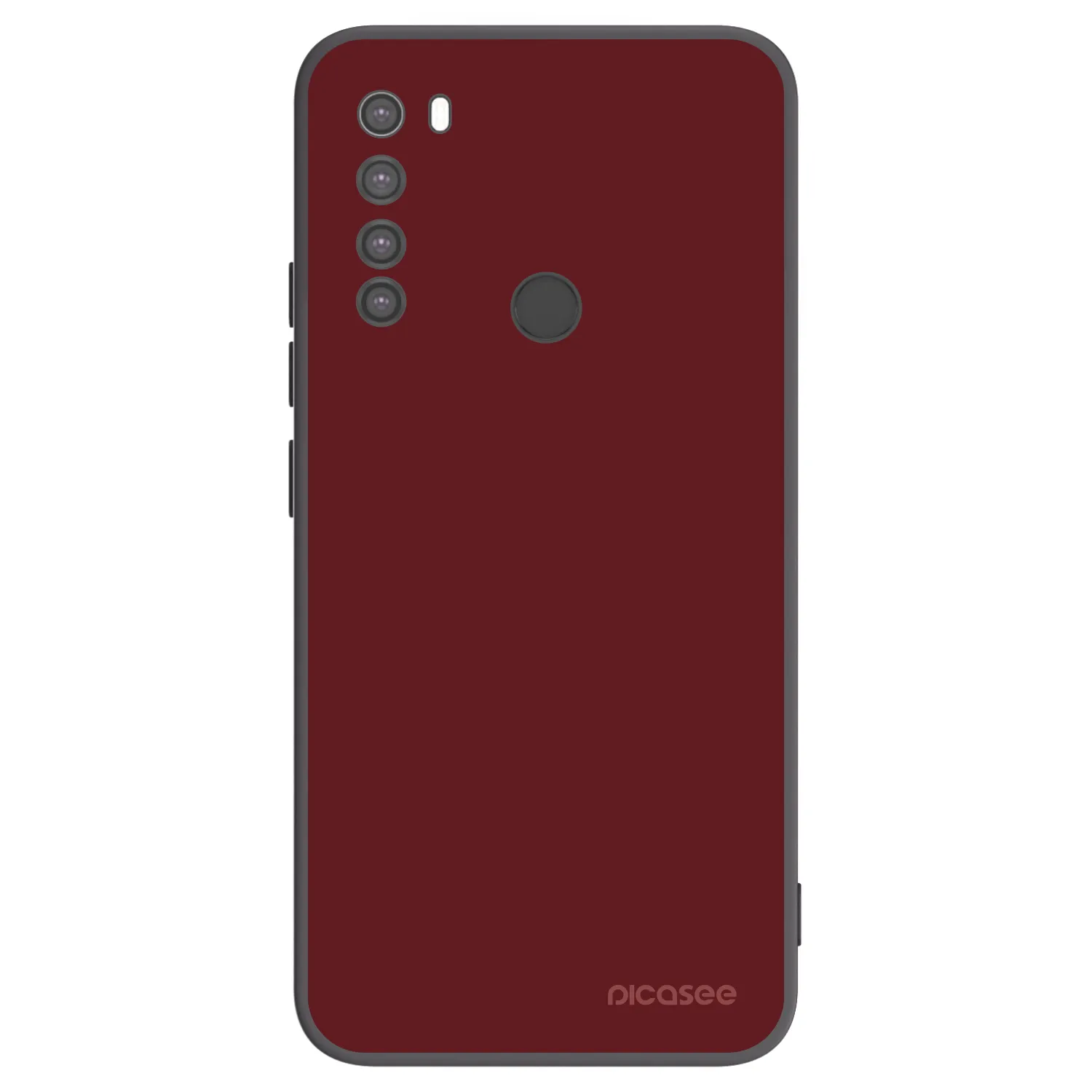 Picasee silikonski črni ovitek za Xiaomi Redmi Note 8 - Red Bliss