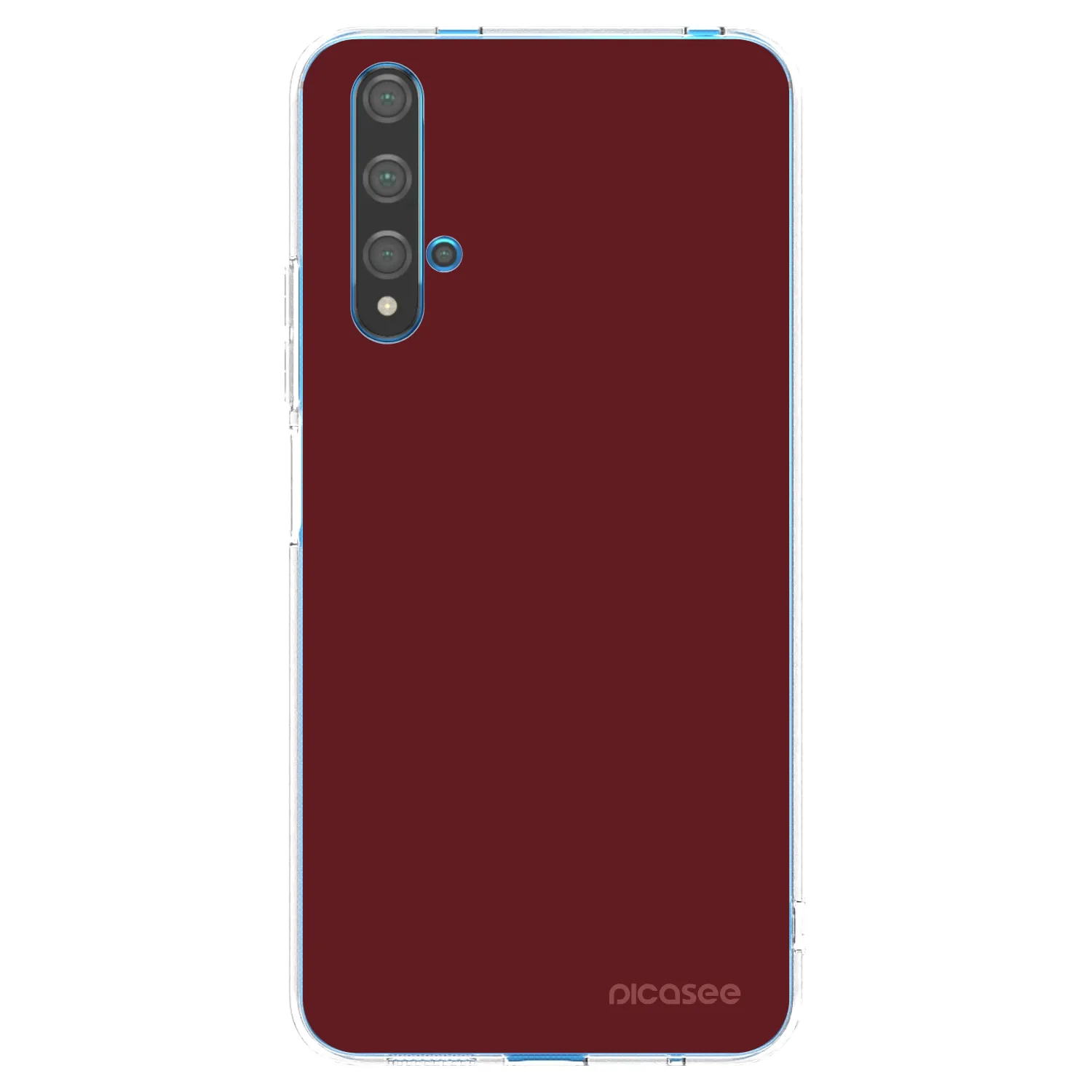 Picasee silikonski prozorni ovitek za Huawei Nova 5T - Red Bliss