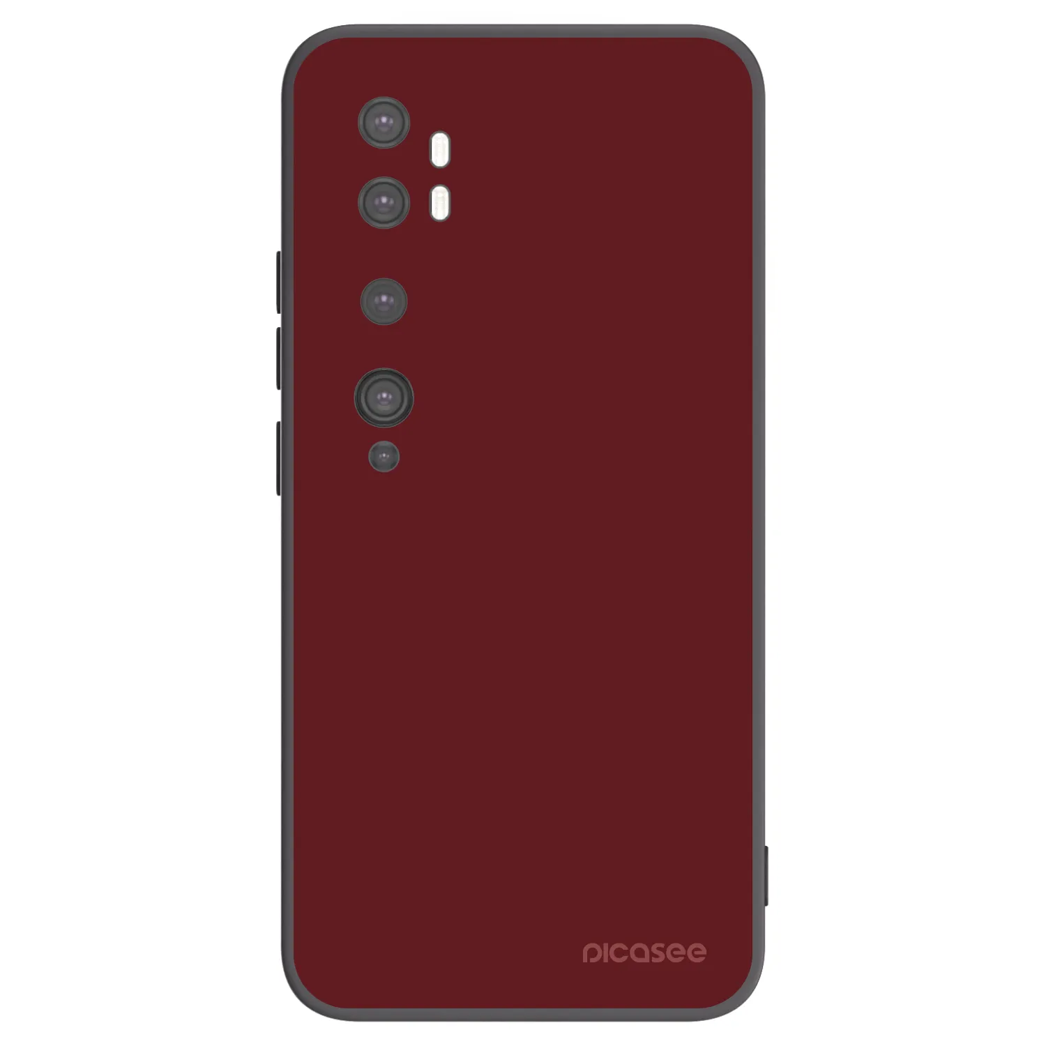 Picasee silikonski črni ovitek za Xiaomi Mi Note 10 (Pro) - Red Bliss