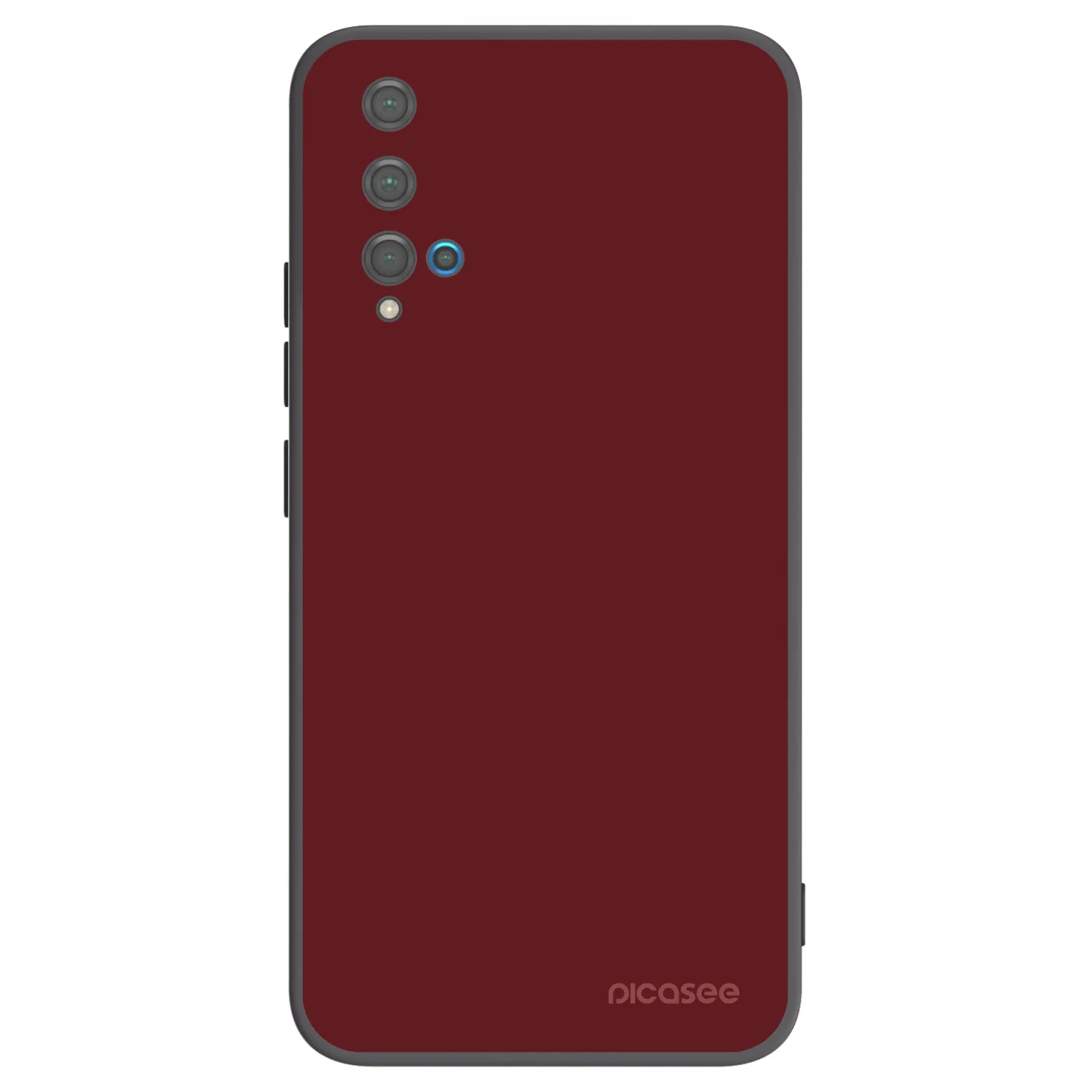 Picasee silikonski črni ovitek za Huawei Nova 5T - Red Bliss