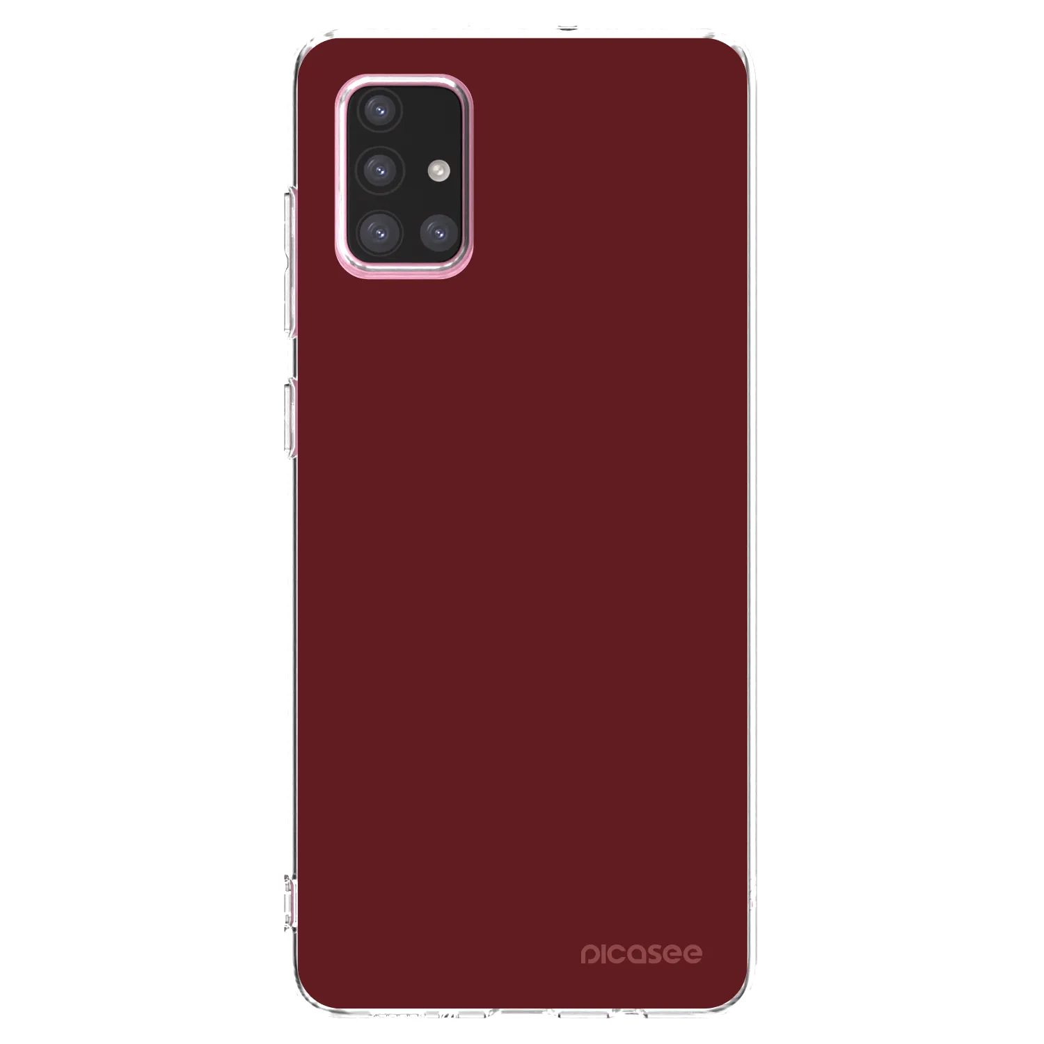 Picasee silikonski prozorni ovitek za Samsung Galaxy A71 A715F - Red Bliss