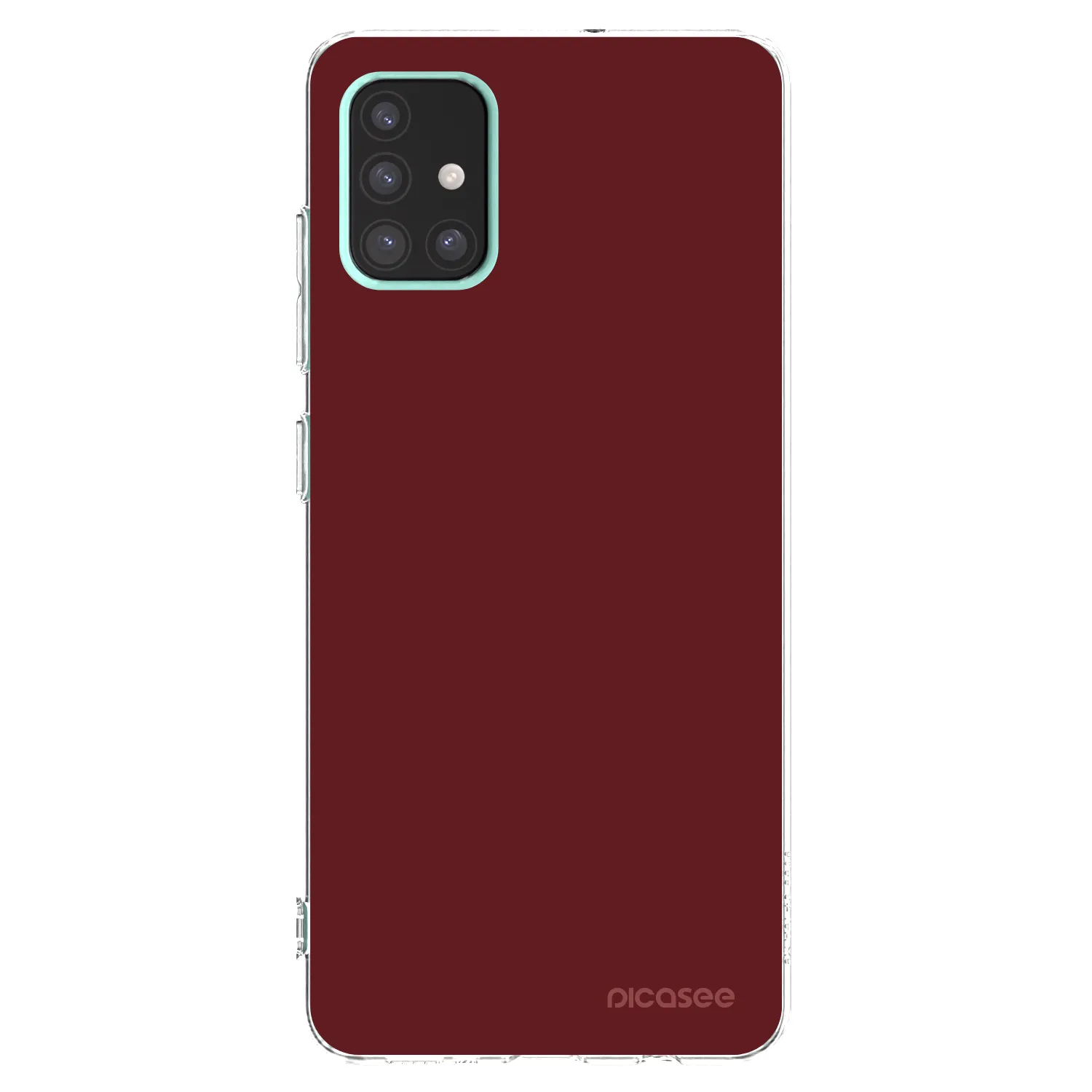 Picasee silikonski prozorni ovitek za Samsung Galaxy A51 A515F - Red Bliss