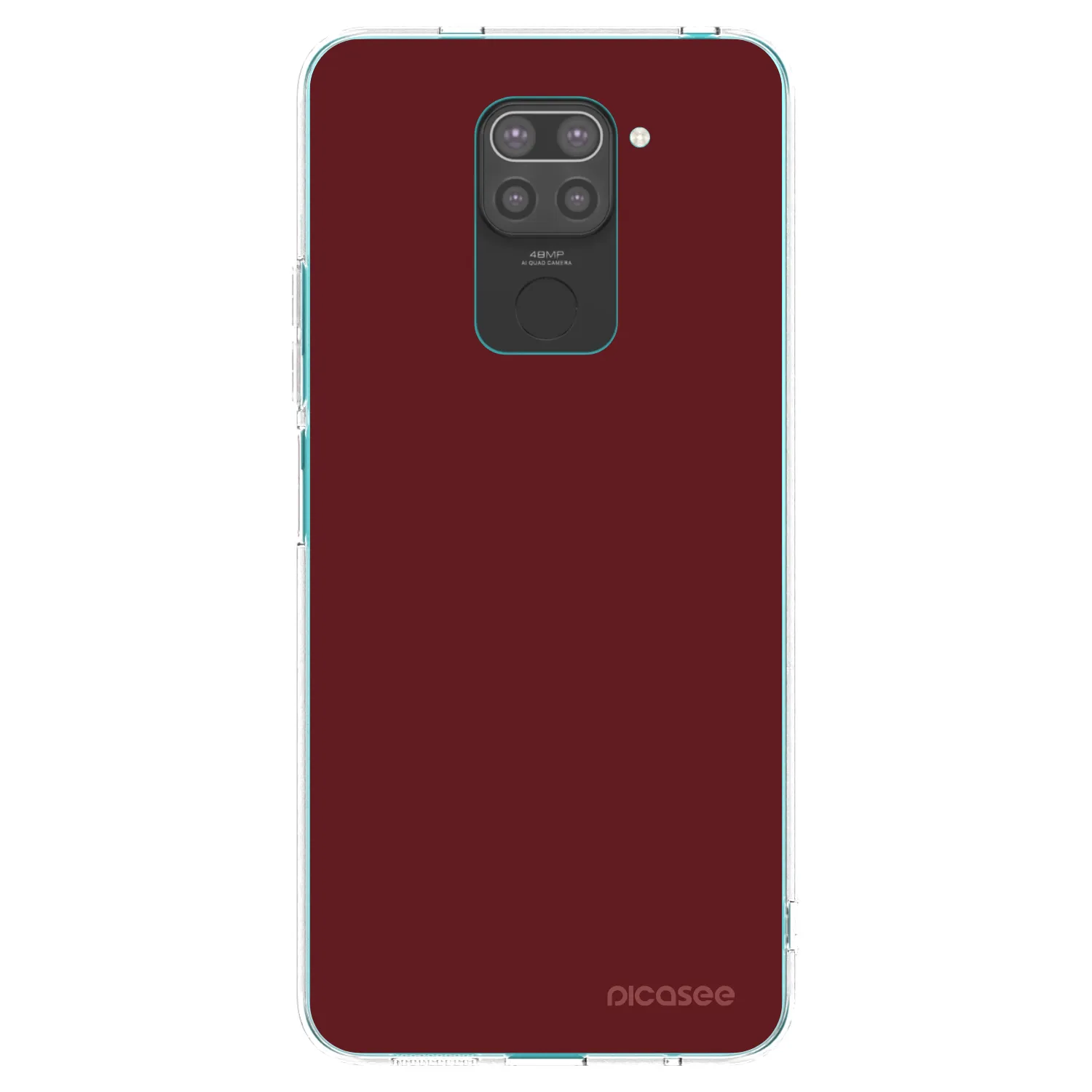Picasee silikonski črni ovitek za Xiaomi Redmi Note 9 - Red Bliss