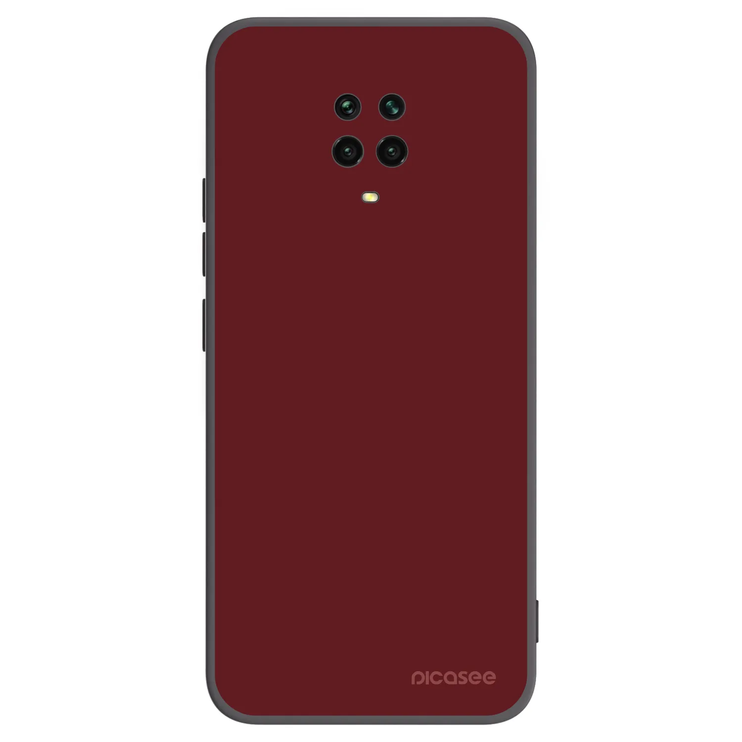 Picasee silikonski črni ovitek za Xiaomi Redmi Note 9S - Red Bliss