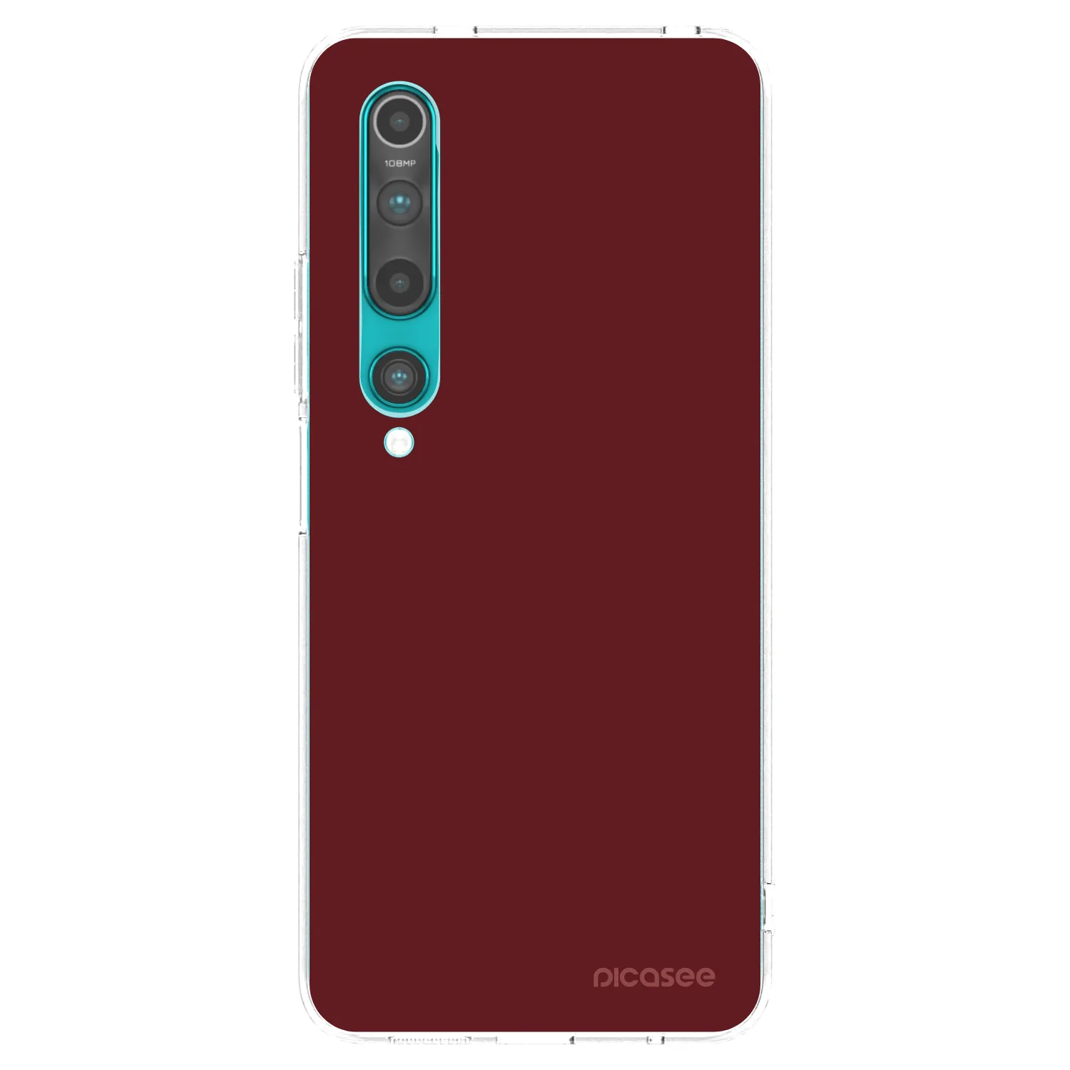 Picasee silikonski prozorni ovitek za Xiaomi Mi 10 - Red Bliss