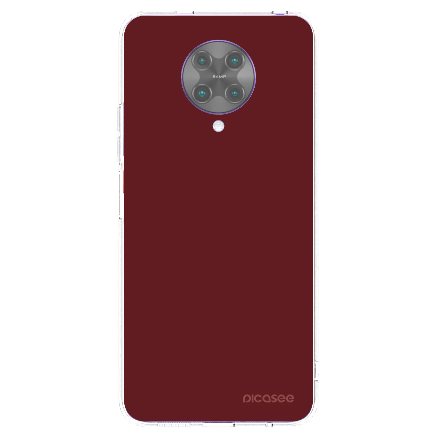 Picasee silikonski prozorni ovitek za Xiaomi Poco F2 Pro - Red Bliss