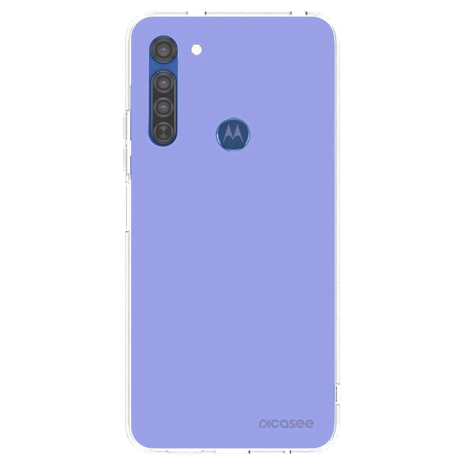 Picasee silikonski prozorni ovitek za Motorola Moto G8 - Sky Whisper