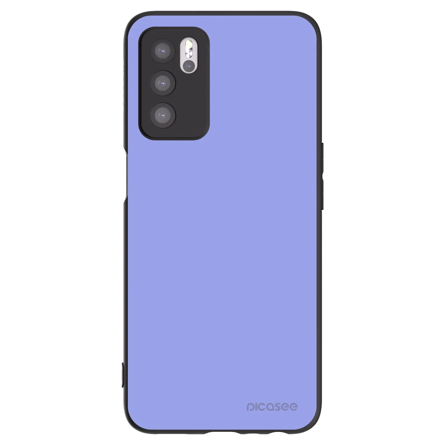 Picasee silikonski črni ovitek za OPPO A16 - Sky Whisper