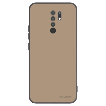 Picasee silikonski črni ovitek za Xiaomi Redmi 9 - Soft Sand