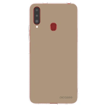 Picasee silikonski prozorni ovitek za Samsung Galaxy A20s - Soft Sand