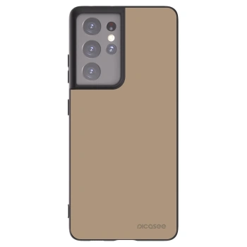 Picasee silikonski črni ovitek za Samsung Galaxy S21 Ultra 5G G998B - Soft Sand