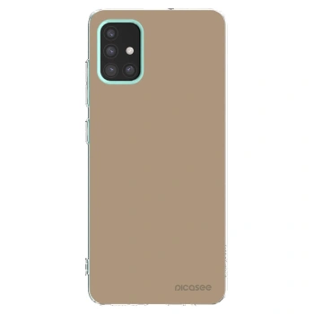 Picasee silikonski prozorni ovitek za Samsung Galaxy M31s - Soft Sand