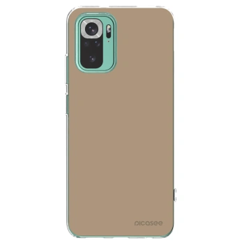 Picasee silikonski prozorni ovitek za Xiaomi Redmi Note 10 Pro - Soft Sand