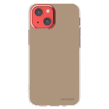 Picasee silikonski prozorni ovitek za Apple iPhone 13 mini - Soft Sand