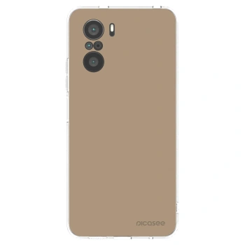 Picasee silikonski prozorni ovitek za Xiaomi Poco F3 - Soft Sand