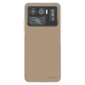 Picasee silikonski prozorni ovitek za Xiaomi Mi 11 Ultra - Soft Sand